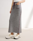 EP YAYING Grey Midi Dress