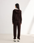 EP YAYING Cashmere Hooded Knitted Cardigan