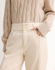 EP YAYING Beige Trousers