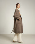 EP YAYING Yak Wool Double-Sided Wool Coat