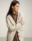 EP YAYING Yak Wool Jacquard Knitted Sweater