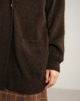 EP YAYING Yak Wool Knitted Cardigan