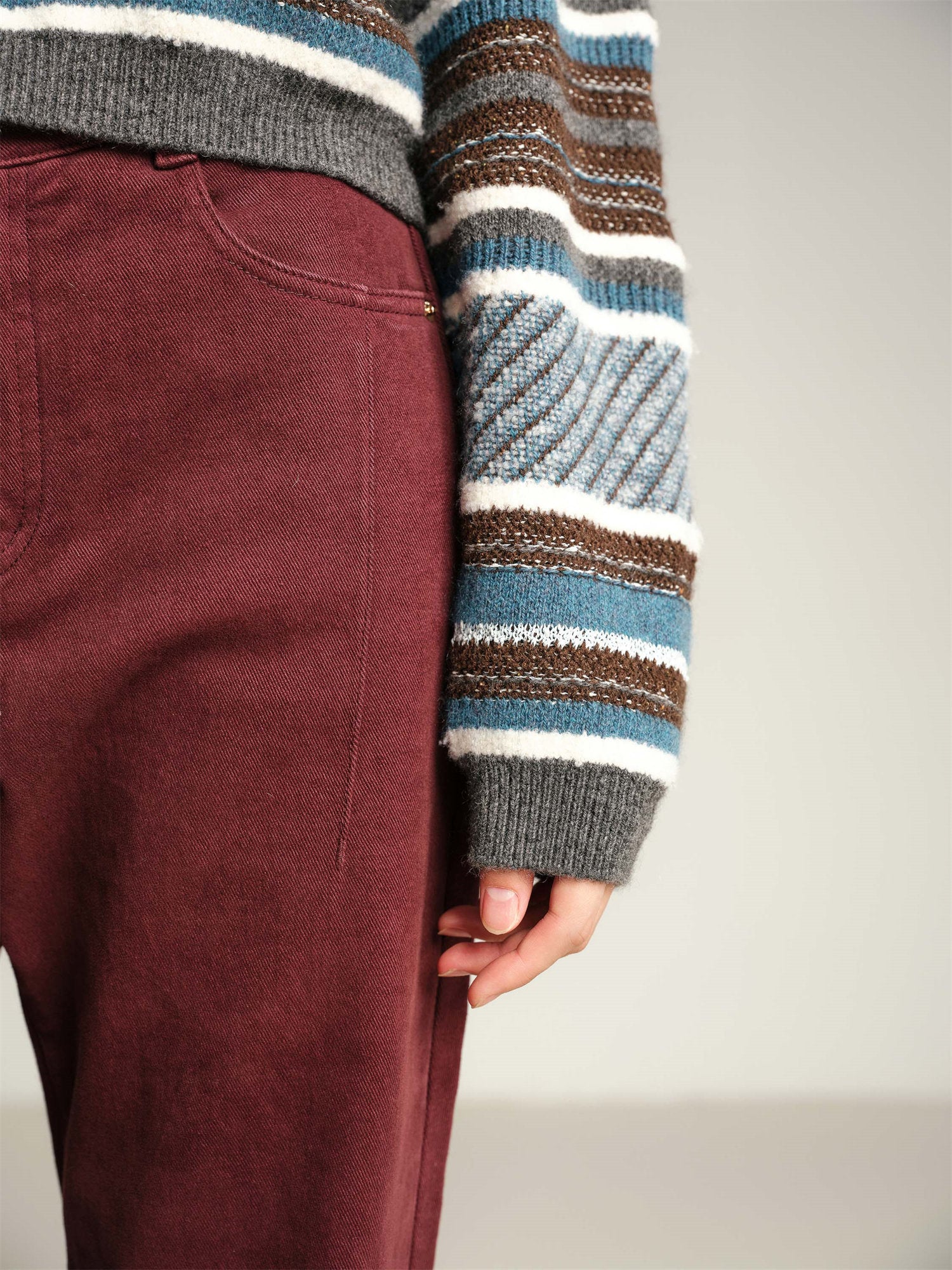 EP YAYING Yak Wool Knitted Sweater