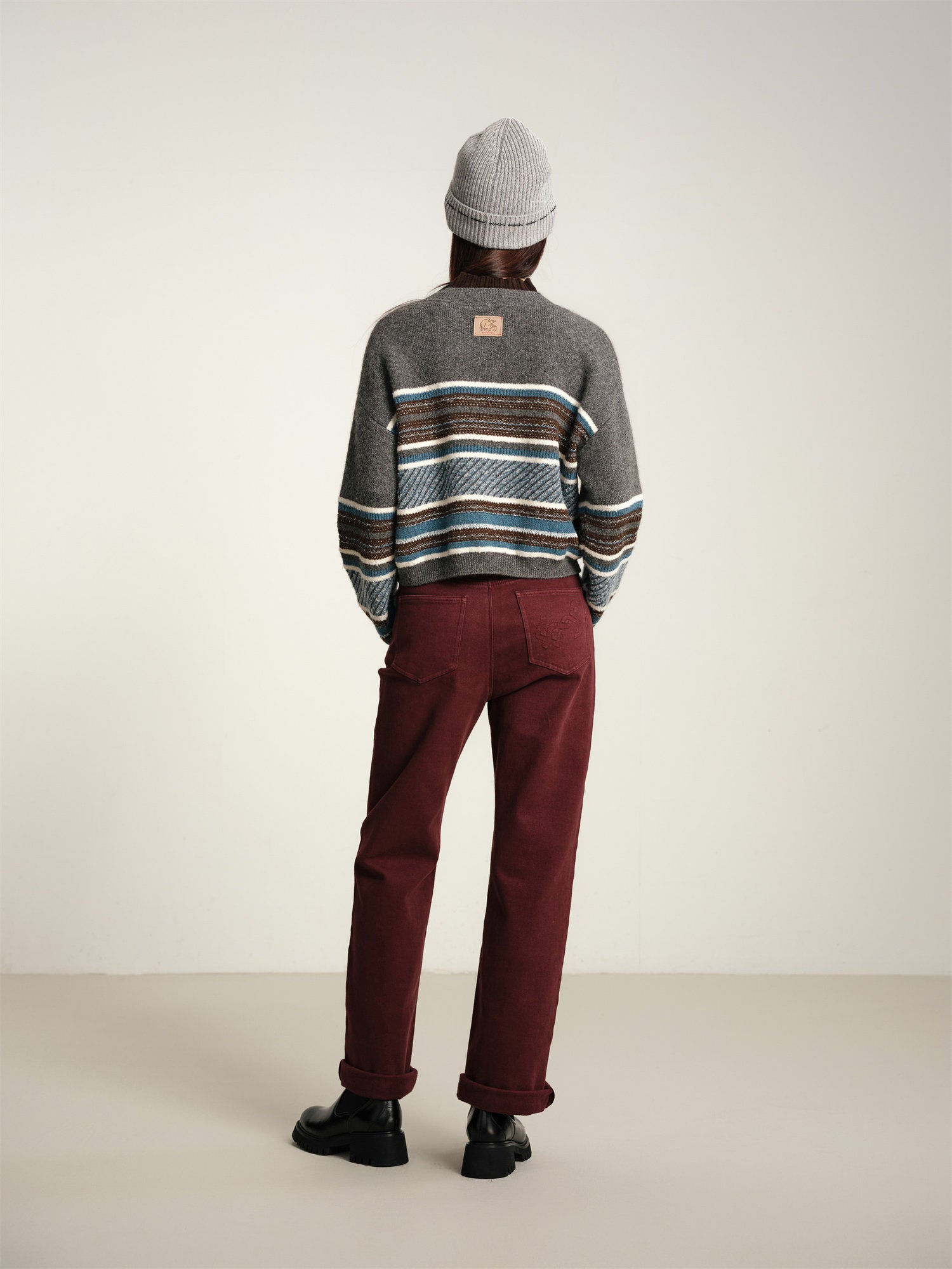 EP YAYING Yak Wool Knitted Sweater