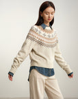 EP YAYING Yak Wool Knitted Sweater