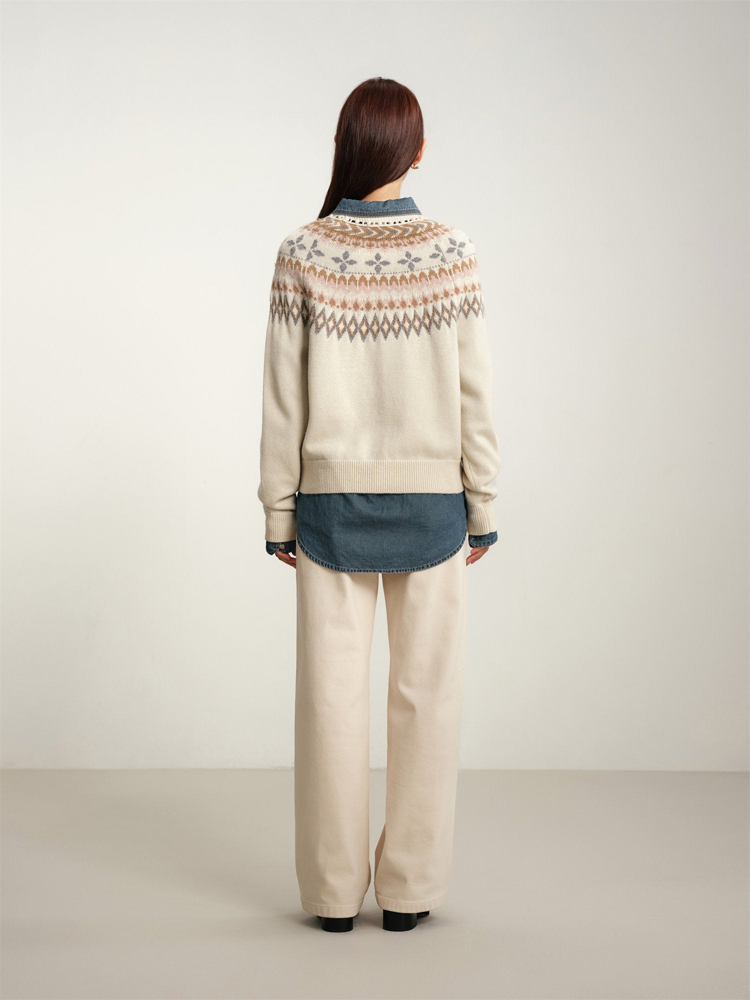 EP YAYING Yak Wool Knitted Sweater