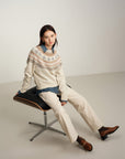 EP YAYING Yak Wool Knitted Sweater