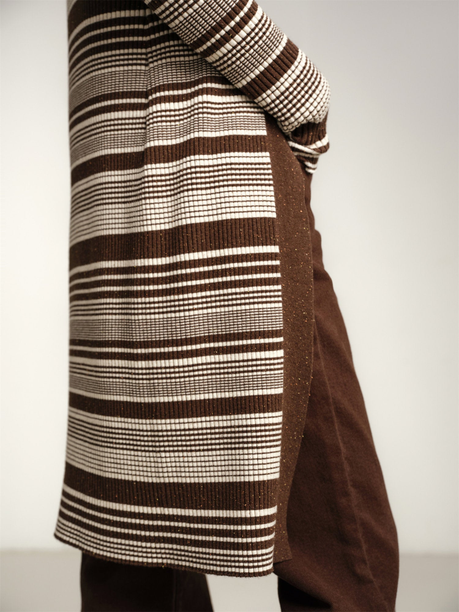 EP YAYING Long Knitted Cardigan Coat