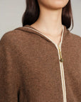 EP YAYING Hooded Knitted Wool Sweater