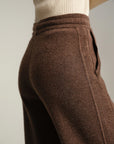 EP YAYING Maillard Knitted Straight Pants