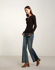 EP YAYING Yak Wool Cashmere Knitted Sweater