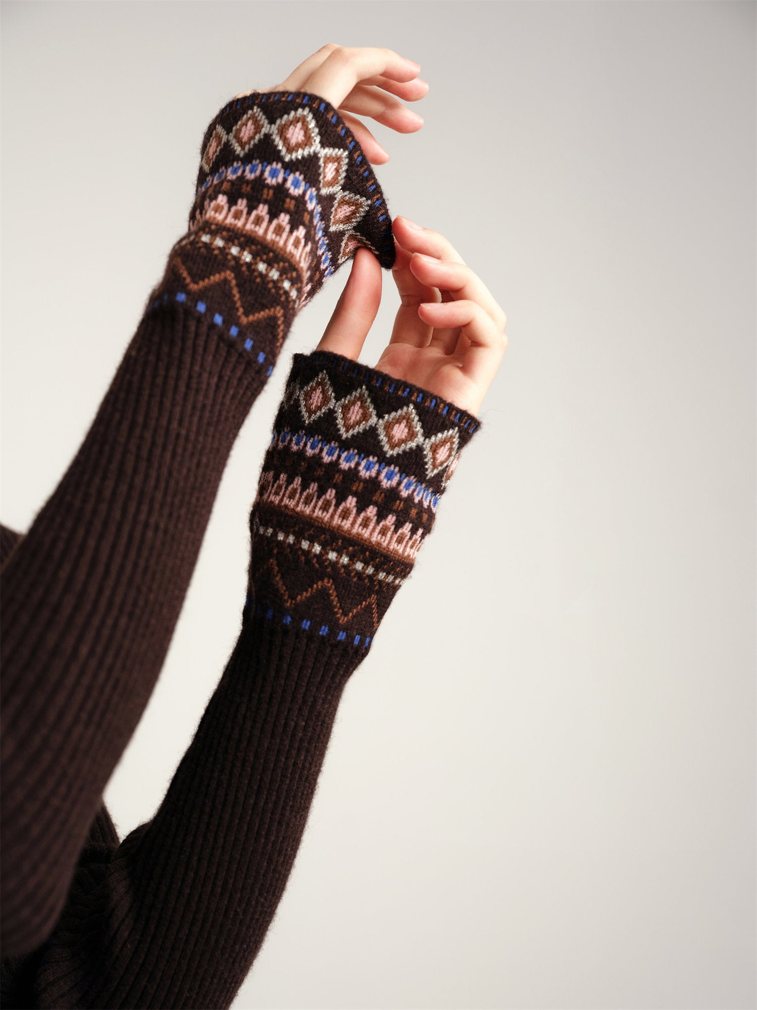 EP YAYING Yak Wool Cashmere Knitted Sweater