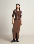 EP YAYING Brown Top