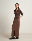EP YAYING Brown Top