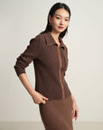 EP YAYING Brown Top