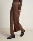 EP YAYING Cashmere Straight Skirt