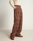 EP YAYING Yak Wool Suit Pants