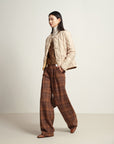 EP YAYING Beige Knit Cardigan