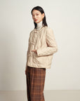 EP YAYING Beige Knit Cardigan