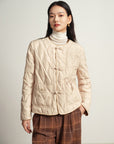 EP YAYING Beige Knit Cardigan