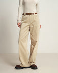 EP YAYING Beige Trousers