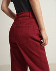 EP YAYING Red Slim Fit Pants