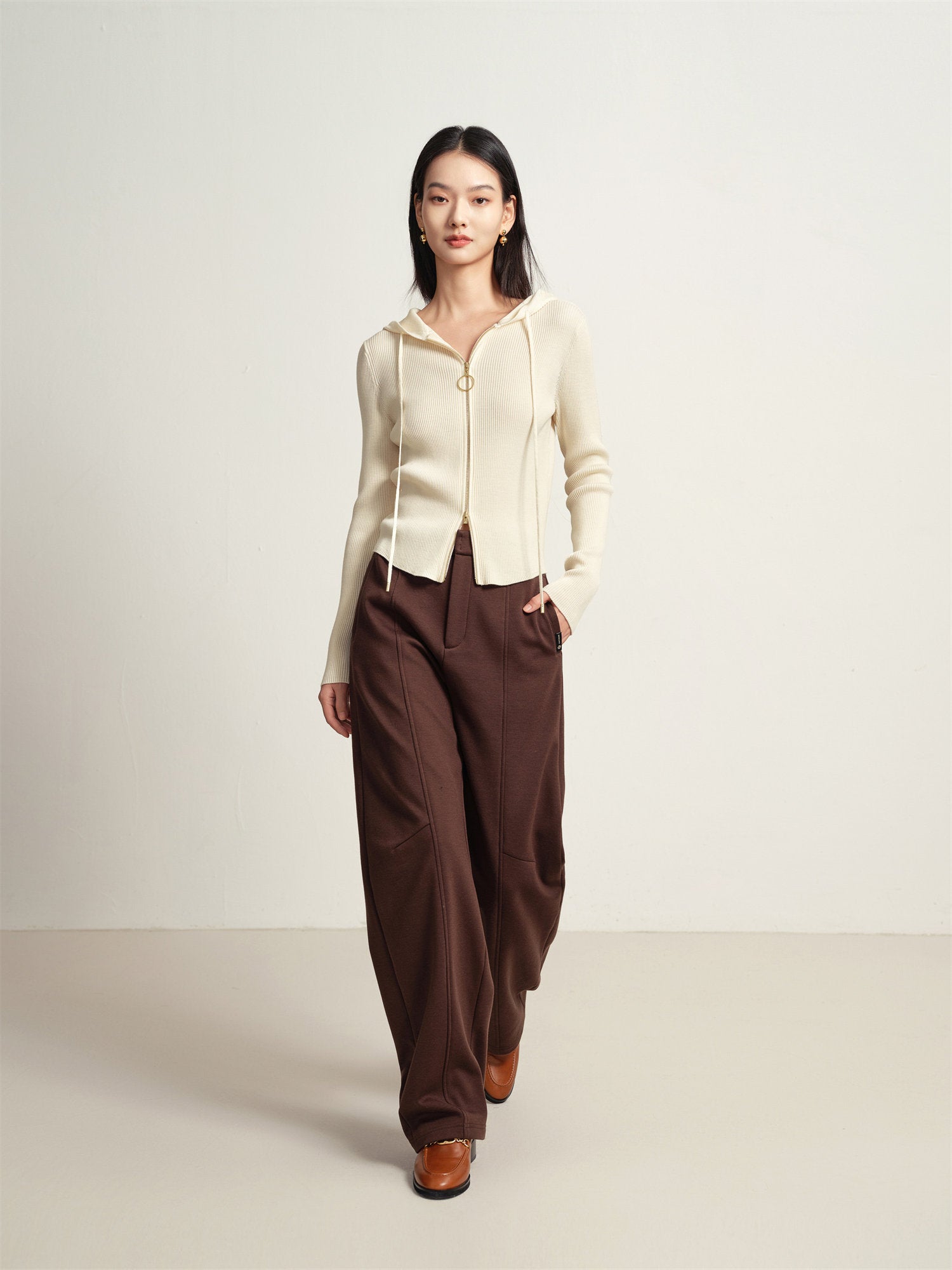 EP YAYING Wool Knitted Sweater