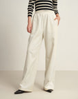 EP YAYING Beige Casual Trousers