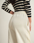 EP YAYING Beige Casual Trousers