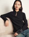 EP YAYING Black Structured Jacket