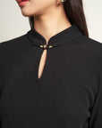 EP YAYING Black Structured Jacket