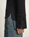 EP YAYING Black Structured Jacket