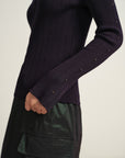 EP YAYING Dark Purple Top