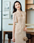 YAYING Jacquard Silk Dress EPKES4503AM