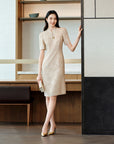 YAYING Jacquard Silk Dress EPKES4503AM