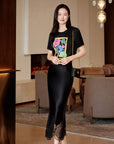 YAYING Triacetate Straight-Shoulder T-Shirt