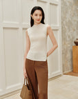 YAYING Silk-Wool Knit Vest EPKAW9908AW