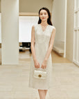 YAYING Mulberry Silk Waist-Fitted Dress EPKAS4101AW