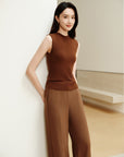 YAYING Silk-Wool Knit Vest EPKAW9908AK
