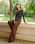 YAYING Pure Wool Knit Cardigan EPKAW9130AC