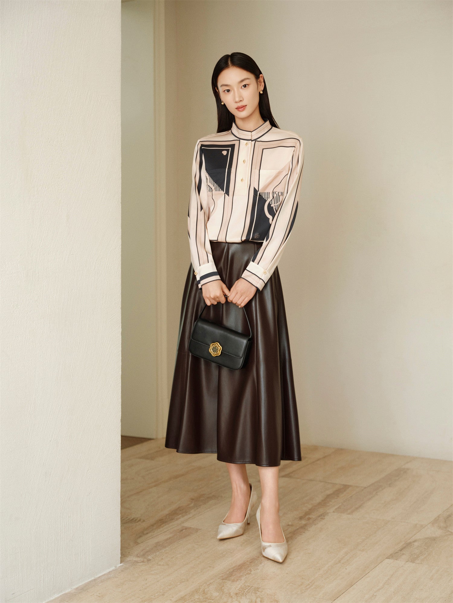 YAYING Heavyweight Silk Shirt EPKAS2301AM