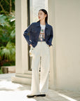 YAYING Tencel Cotton Straight-Leg Jeans EPKADJ607AW
