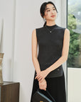 YAYING Silk-Wool Knit Vest EPKAW9908AC