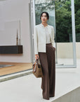 YAYING Stand Collar Waist-Fitted Jacket EPKAW1108AW