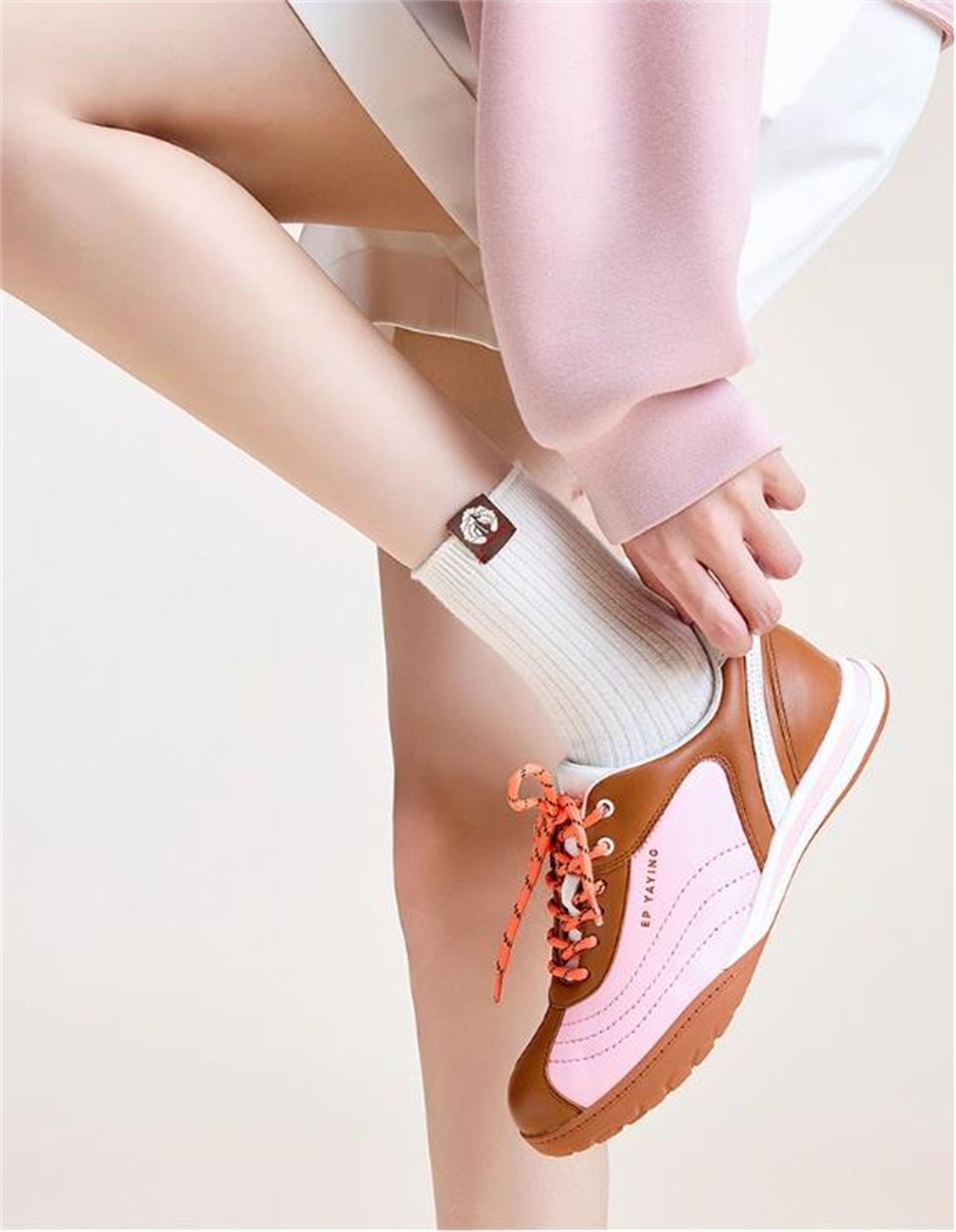 EP YAYING Color-Block  German Trainer Sneakers EAKALXP02AF