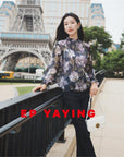 EP YAYING Printed Silk Shirt EGKIS2312AP