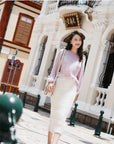 EP YAYING Chinese-Style Mulberry Silk Shirt EGKAS2326AP