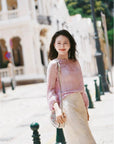 EP YAYING Chinese-Style Mulberry Silk Shirt EGKAS2326AP