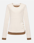 EP YAYING Slim-Fit Knit Base Layer Top EGKAS5516AM