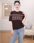 EP YAYING Yak Wool Blend T-Shirt EGKIR9527AK